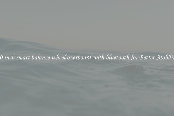 10 inch smart balance wheel overboard with bluetooth for Better Mobility