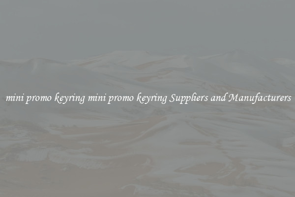mini promo keyring mini promo keyring Suppliers and Manufacturers