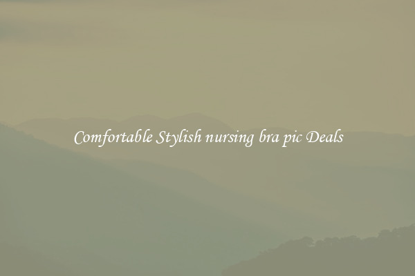 Comfortable Stylish nursing bra pic Deals